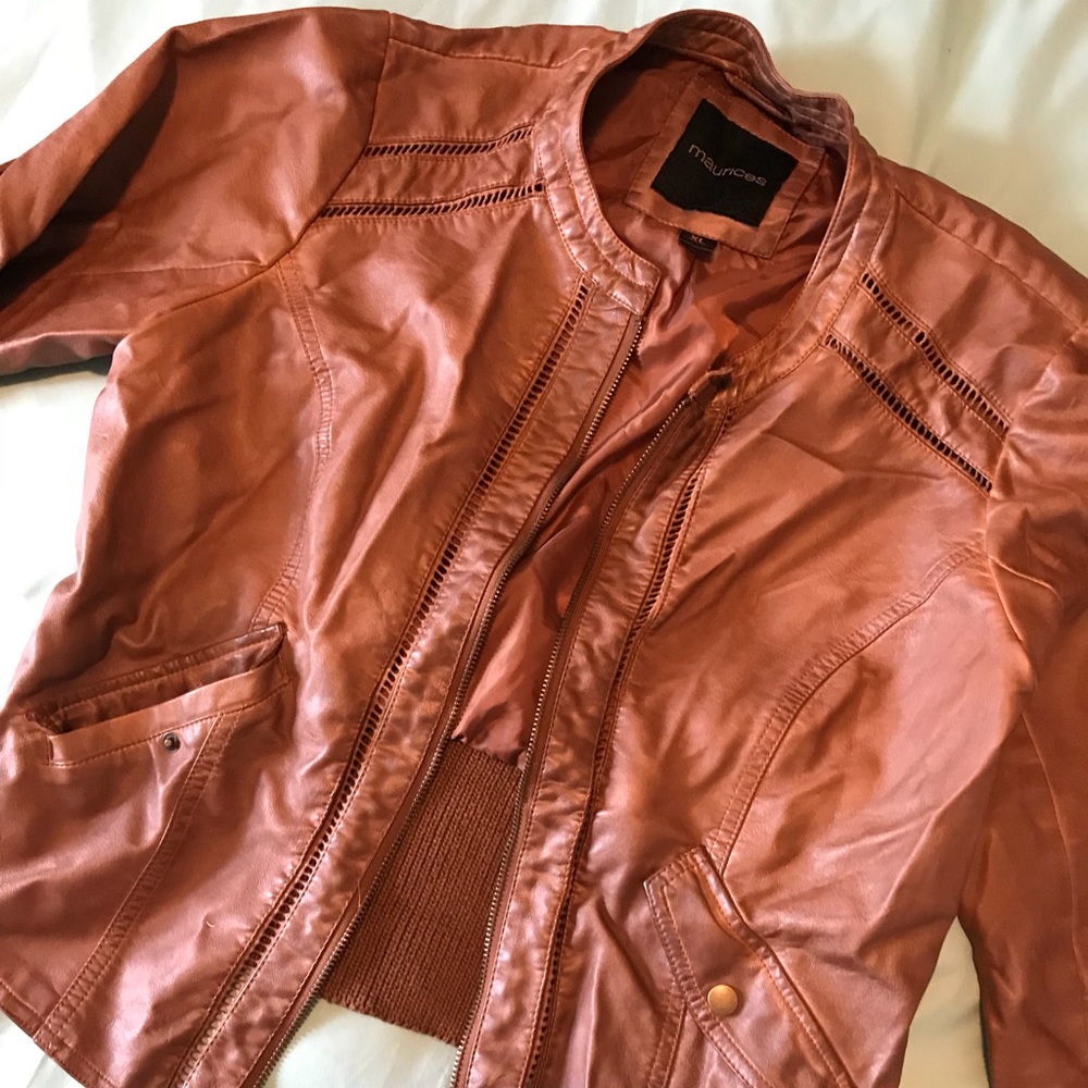 Leather Bomber Jacket